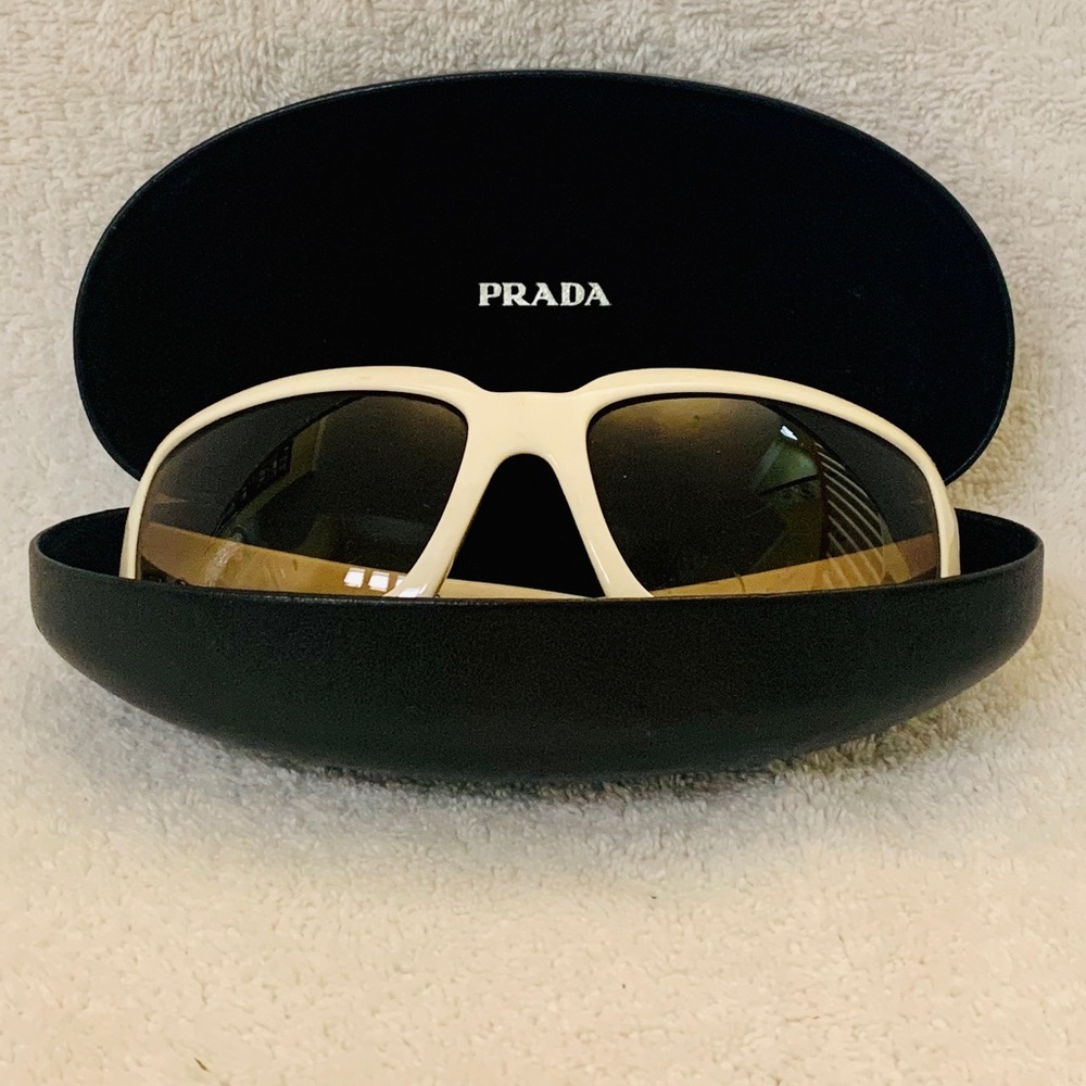 PRADA-White sunglasses